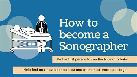 Career Options How To Become A Sonographer Infographic