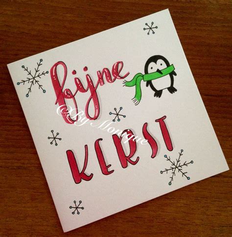 handletteren kerstkaartje kerst kaarten handlettering kaarten