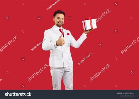 Smiling Young Man Suit Isolated On Stock Photo 2207243205 Shutterstock