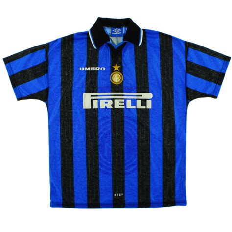 1997 98 Inter Milan Umbro Home Shirt Y