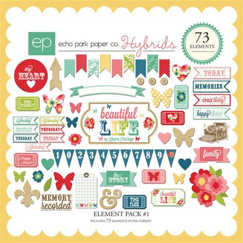 Beautiful Life Element Pack 2 Snap Click Supply Co