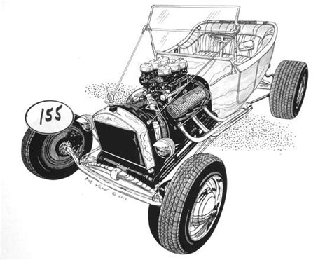Pin By Dan The Hot Rod Man 1 On Dap Of Drawing Carsrods And Trucks 1