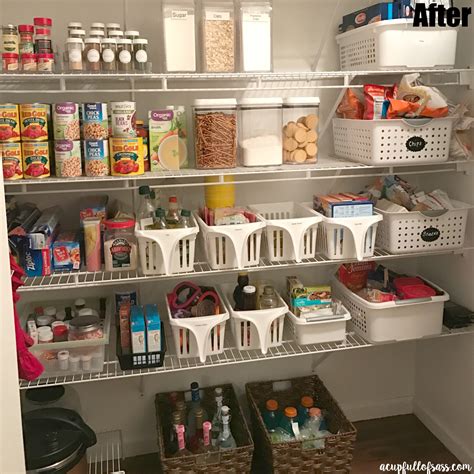 How To Organize Your Pantry A Cup Full Of Sass