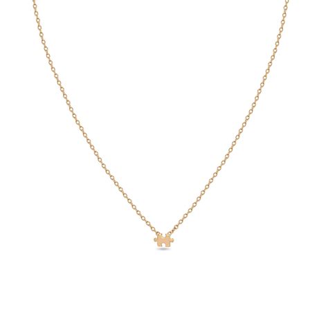 Zoë Chicco 14k Gold Itty Bitty Puzzle Piece Necklace ZoË Chicco