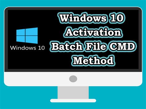 How To Activate Windows 10 Using Batch Files 2022 Krispitech