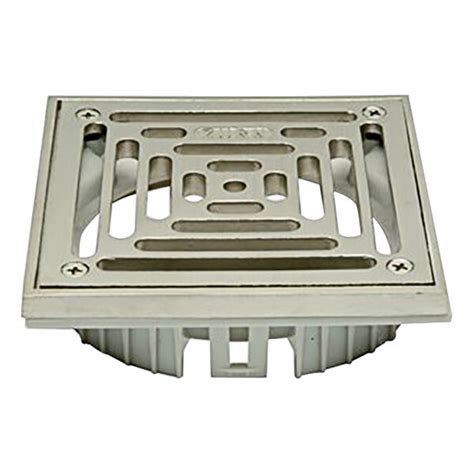 Zurn Lc Fs06ss 6 Square Stainless Steel Floor Drain Grate For Lc