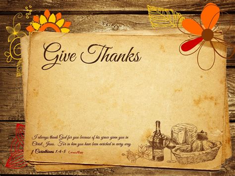 Christian Thanksgiving Powerpoint Backgrounds