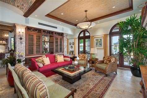 Colorful fabrics are also a staple in middle eastern decor. 15 Middle Eastern-Inspired Living Room Design Ideas #18422 ...