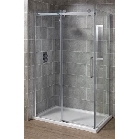 Belfry Sliding Door Rectangular Shower Enclosure Wayfair Uk