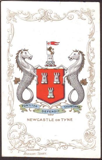 Newcastle Upon Tyne Coat Of Arms Crest Of Newcastle Upon Tyne