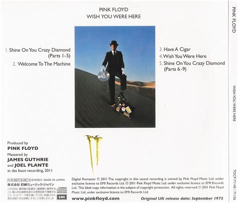 Pink floyd — wish you were here (1975). coversandlyrics.blogspot.com: Wish You Were Here - Pink Floyd