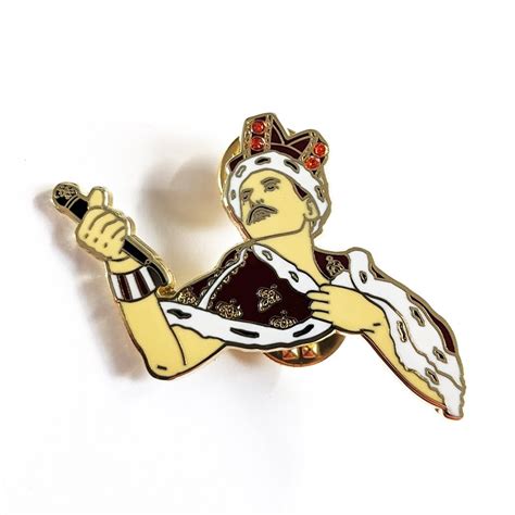 Freddie Mercury Queen Pin Retro Chest