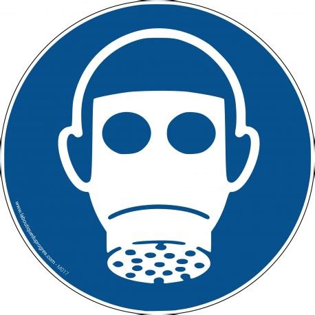 Il vous permettra d'indiquer que les protections de la tête ou des oreilles est obligatoire. Pictogramme Masque de protection respiratoire obligatoire ...