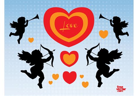Valentine Angels Download Free Vector Art Stock Graphics And Images