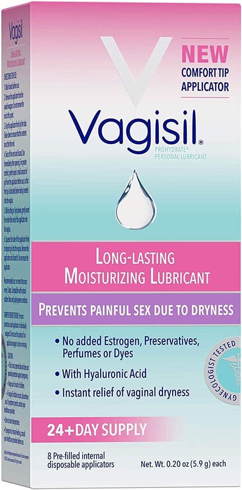 Vagisil Prohydrate Gel Hidratante Vaginal Natural Interno Y Lubricante