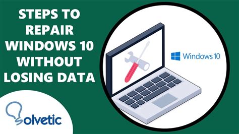 Steps To Repair Windows 10 Without Losing Data ️ Youtube
