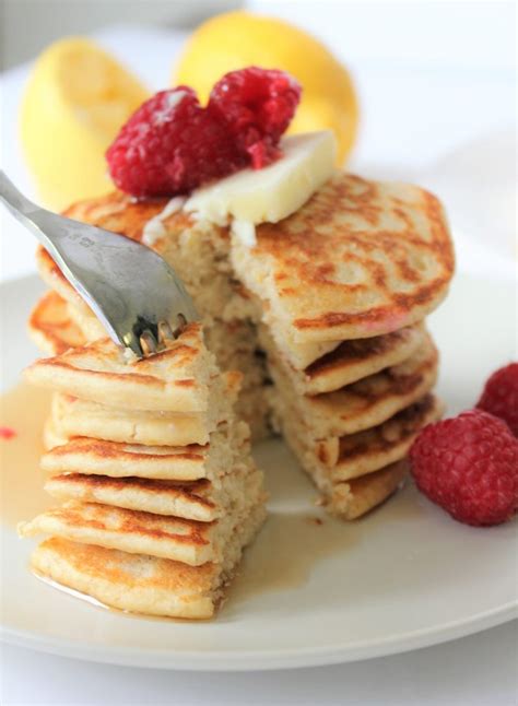 Healthy Lemon Ricotta Pancakes The Granola Diaries