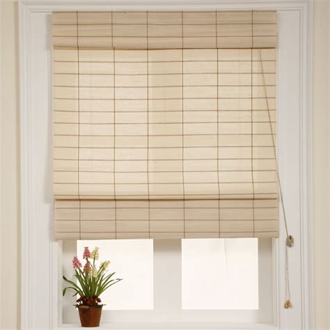 Chicology Kyoto Cappuccino Roman Shade Home Matchstick Blinds Roman