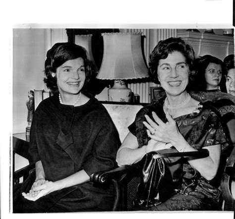 jackie and her mother janet auchincloss