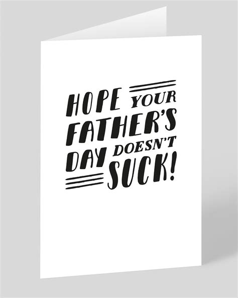 Hope It Doesn T Suck Father S Day Card Ohh Deer