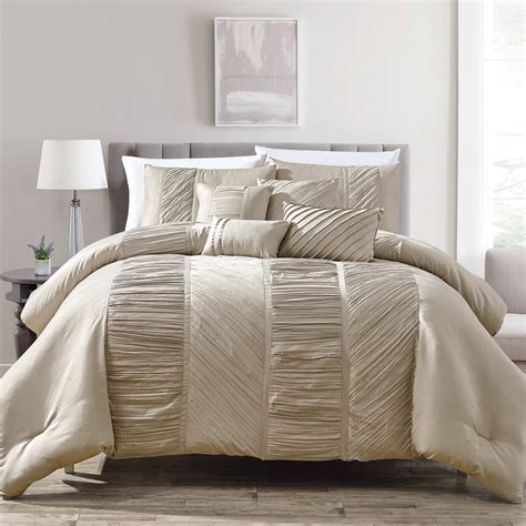 Hgmart Bedding Comforter Set Bed In A Bag 7 Piece Luxury Microfiber Bedding Sets Oversized