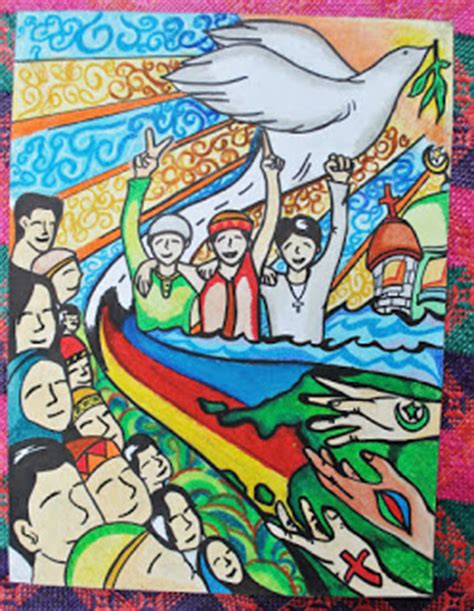 Maunlad na bansa drawing : Sining Kabataan para sa Kapayapaan 2012