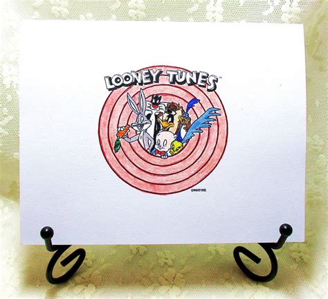 Looney Tunes Blank Card By Hollenmarkcarddesign On Etsy Blank Cards