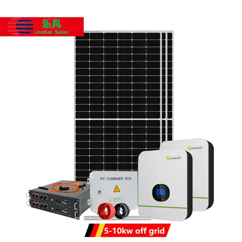 Customized Solar Photovoltaic Off Grid Solar Power System 5kw Home