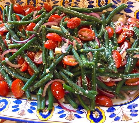 greek green bean tomato feta salad recipe eat something sexy