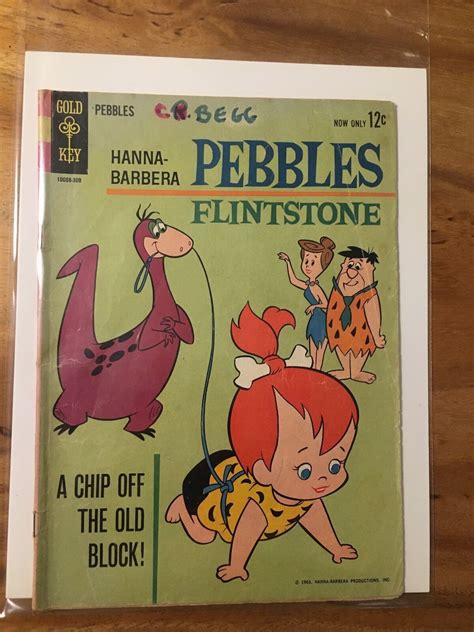 Pebbles Flintstone 1 Low Grade 1st Print Gold Key Hanna Barbera 1963