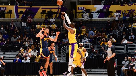 Nba Los Angeles Lakers Golden State Warriors Resumen Y Resultado Hoy
