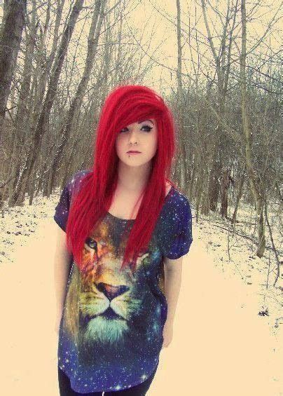 Red Hair Emo Girl Emo Hairstyle Pretty Hairstyles Scene Hairstyles