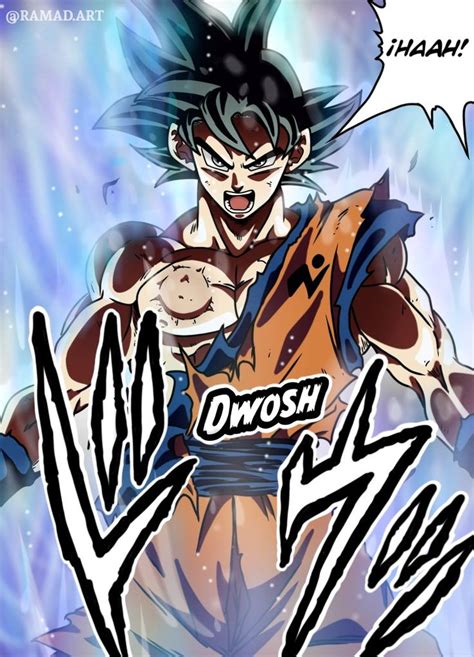 Goku Ultra Instinto Modo Señal Manga 63 Dragon Ball Super Personajes