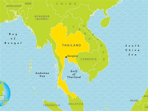 Thailand World Map