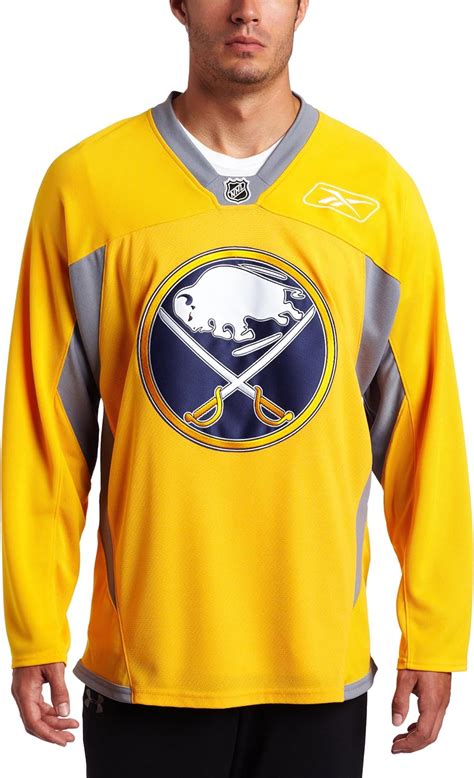 Nhl Buffalo Sabres Practice Jersey Yellow Large Sports