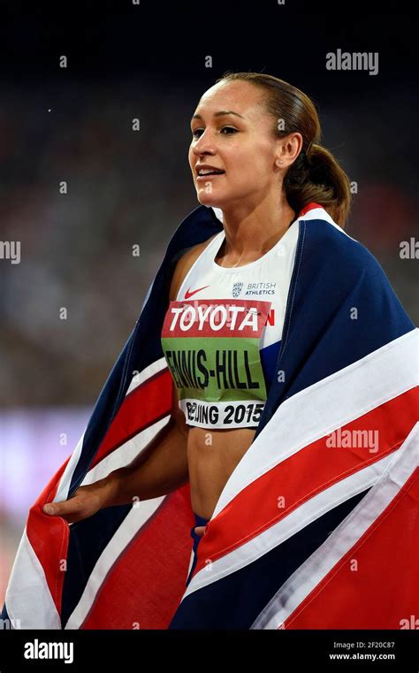 Jessica Ennis Hill Gbr Wins The Gold Medal In Heptathlon During The