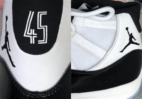 Other finishes will be the jumpman branding and number 45 located on the heels, while it's completed with an icy translucent outsole. Air Jordan 11 Concord 2018 - Le Site de la Sneaker