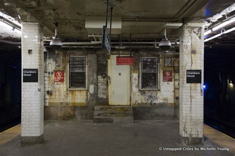 Nycs Abandoned Subway Stations The Chambers Street Disused Platform