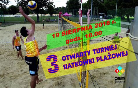 3 Otwarty turniej siatkówki plażowej turnieje plażówki Świdnica