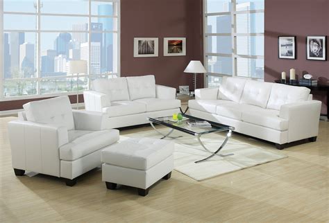 If you're still on the fence on getting one. 2pc Sofa Set White Bonded Leather Living Room | Hot Sectionals