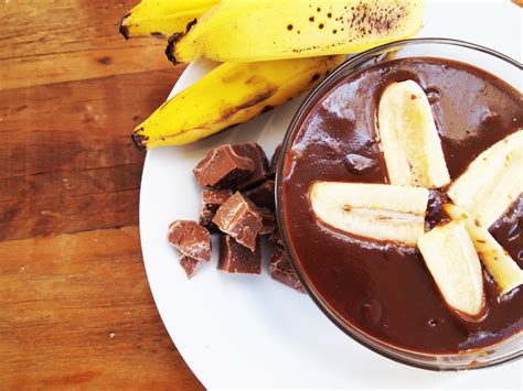 Chocolate Com Banana Doces E Sobremesas Receitas