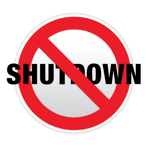 Royalty Free Shut Down Clip Art Vector Images And Illustrations Istock