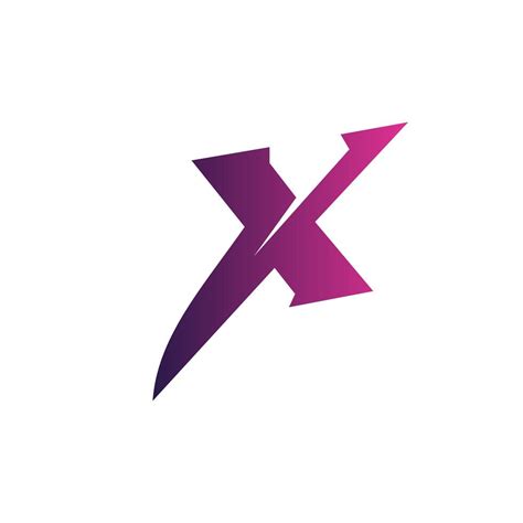 Letter X Logo Purple Logo Design Concept Template 606106 Vector Art At