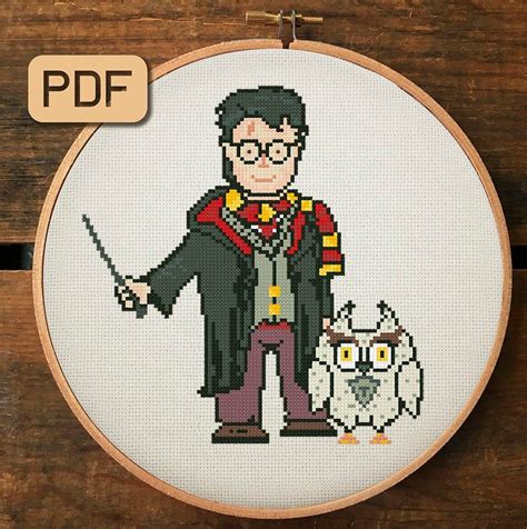 Yumeart 5d diy diamond painting harry potter cross stitch diamond embroidery mosaic 100% full square drill home decor needlework. Harry Potter cross stitch pattern Modern embroidery Easy ...