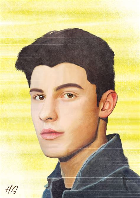 Shawn Mendes Digital Painting On Behance