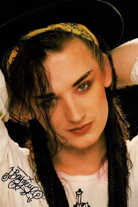 'i just misheard what was said, and i just went. Boy George Culture Club original clipping magazine photo ...