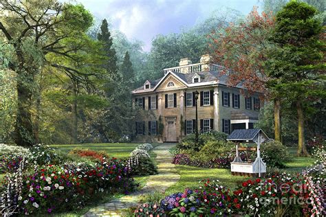 Long Fellow House Digital Art By Dominic Davison Fine Art America