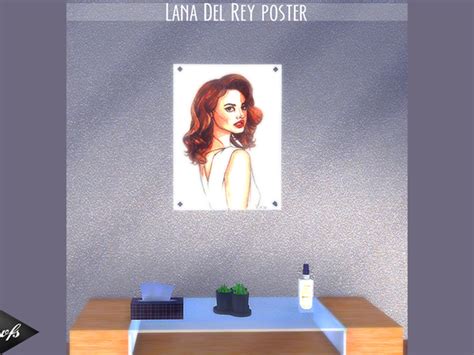 The Sims Resource Lana Del Rey Poster