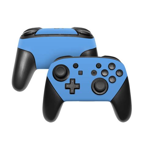 Solid State Blue Nintendo Switch Pro Controller Skin Istyles