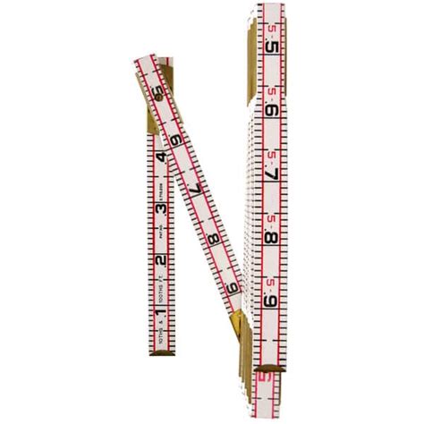 Lufkin 1066dn 6 X 58 Engineers Scale Wood Rule Red End Overstock